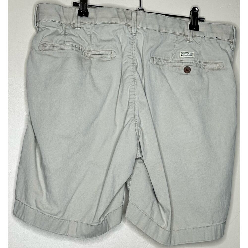 Faherty Island Life Shorts 8" Organic Cotton Tan Khaki Chino MBS2203 Mens Sz 35 - Picture 7 of 10